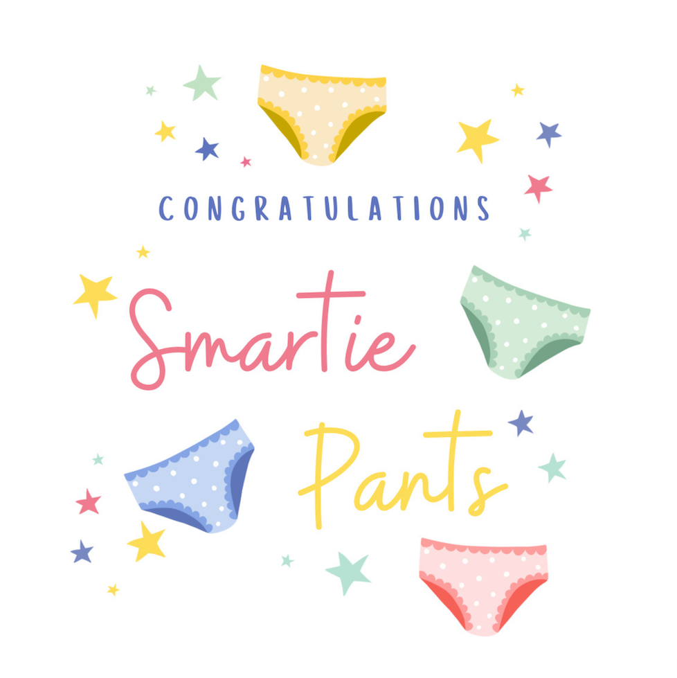 Petimo - Rainbows Congratulations Smartie Pants Exam Congrats Card