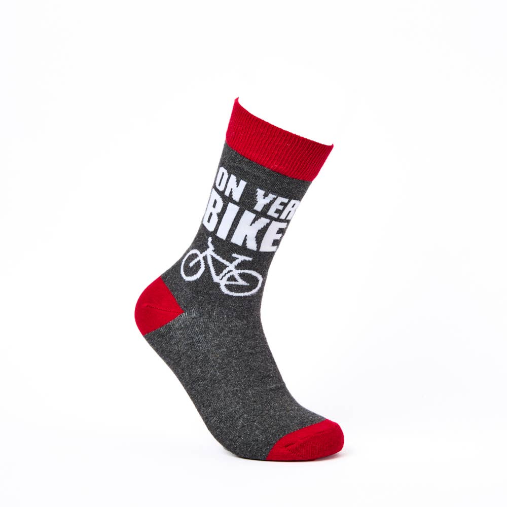 Urban Eccentric - Unisex On Yer Bike Socks : 6 - 11