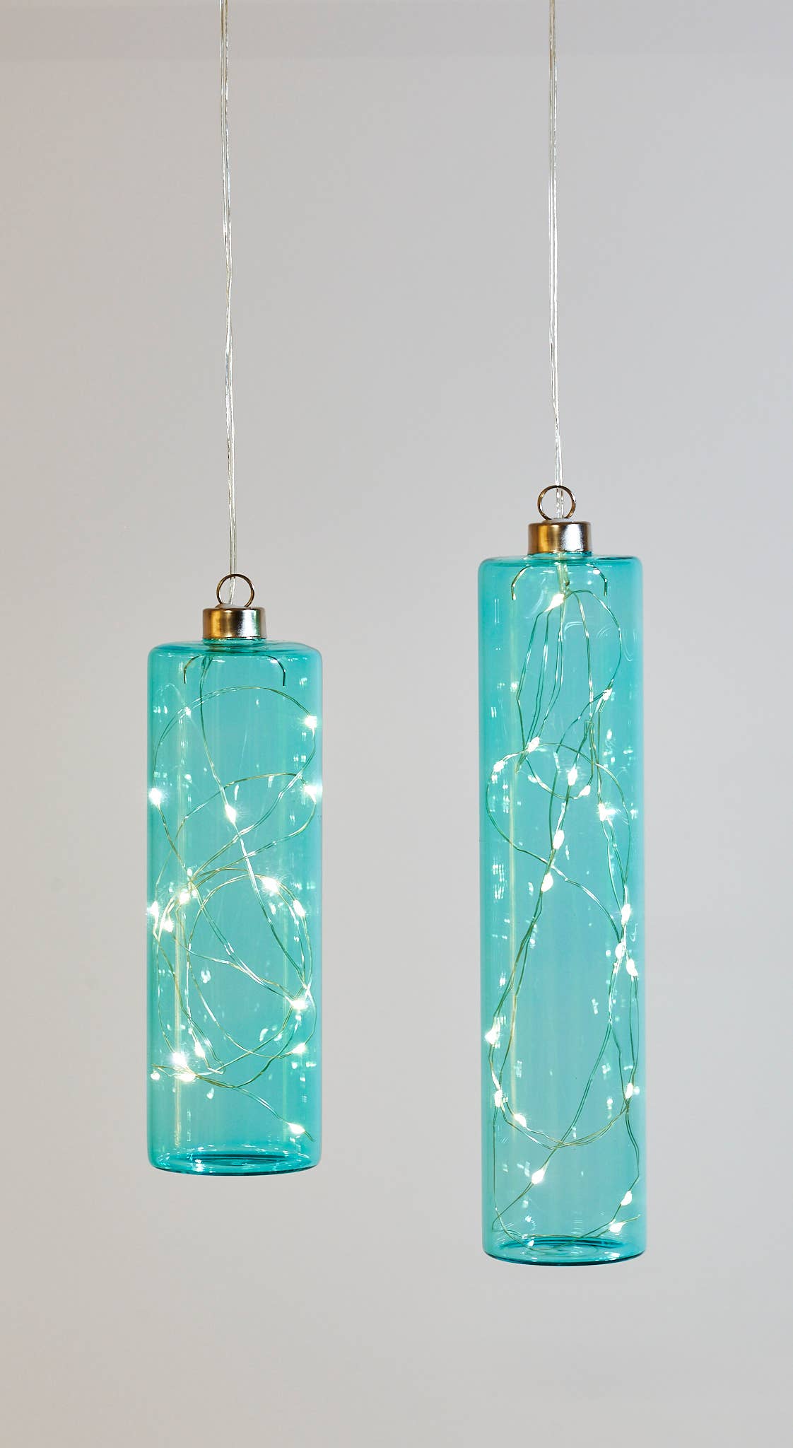 Lightstyle London - Glass Cylinders: Aqua