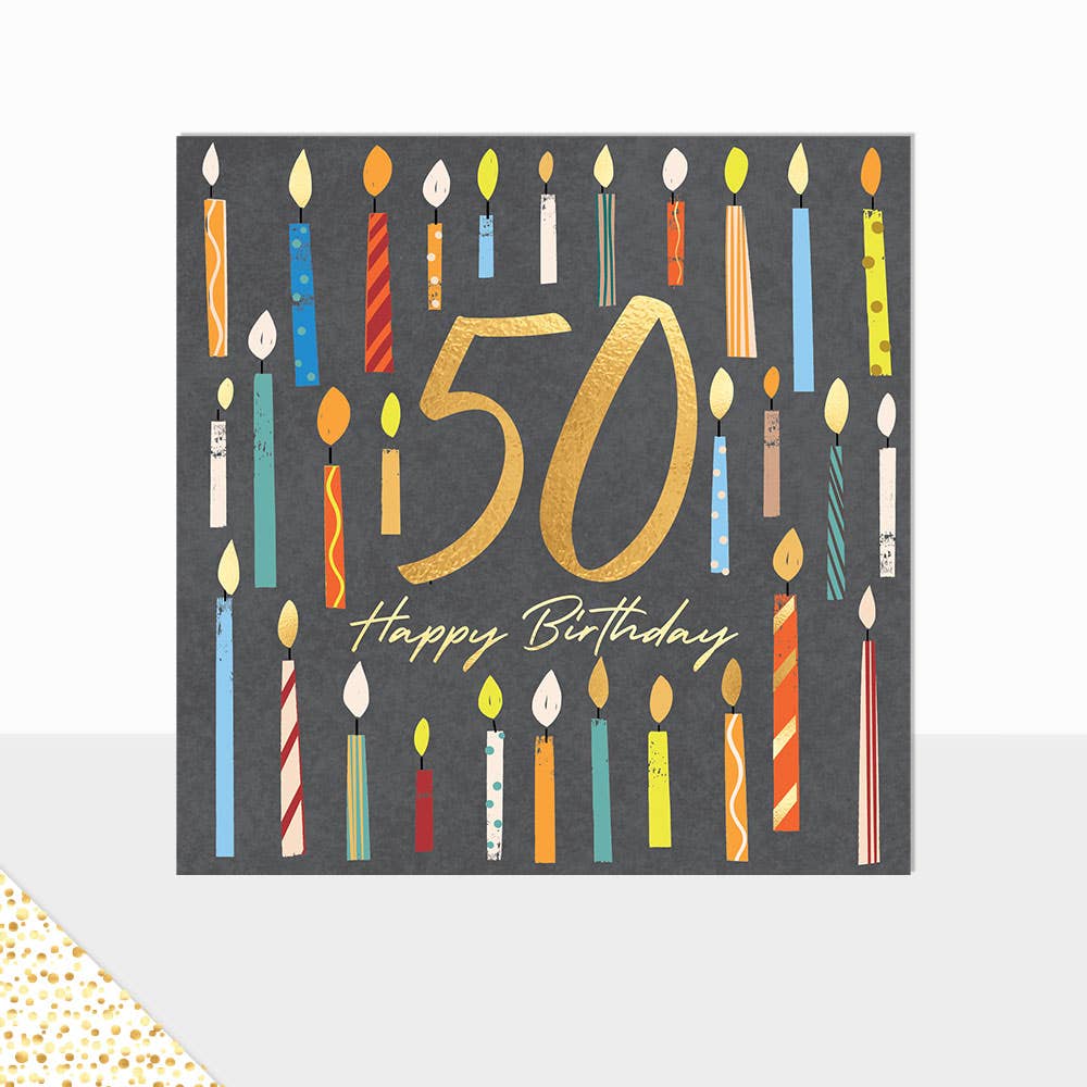Aurora Age 50 Birthday Card