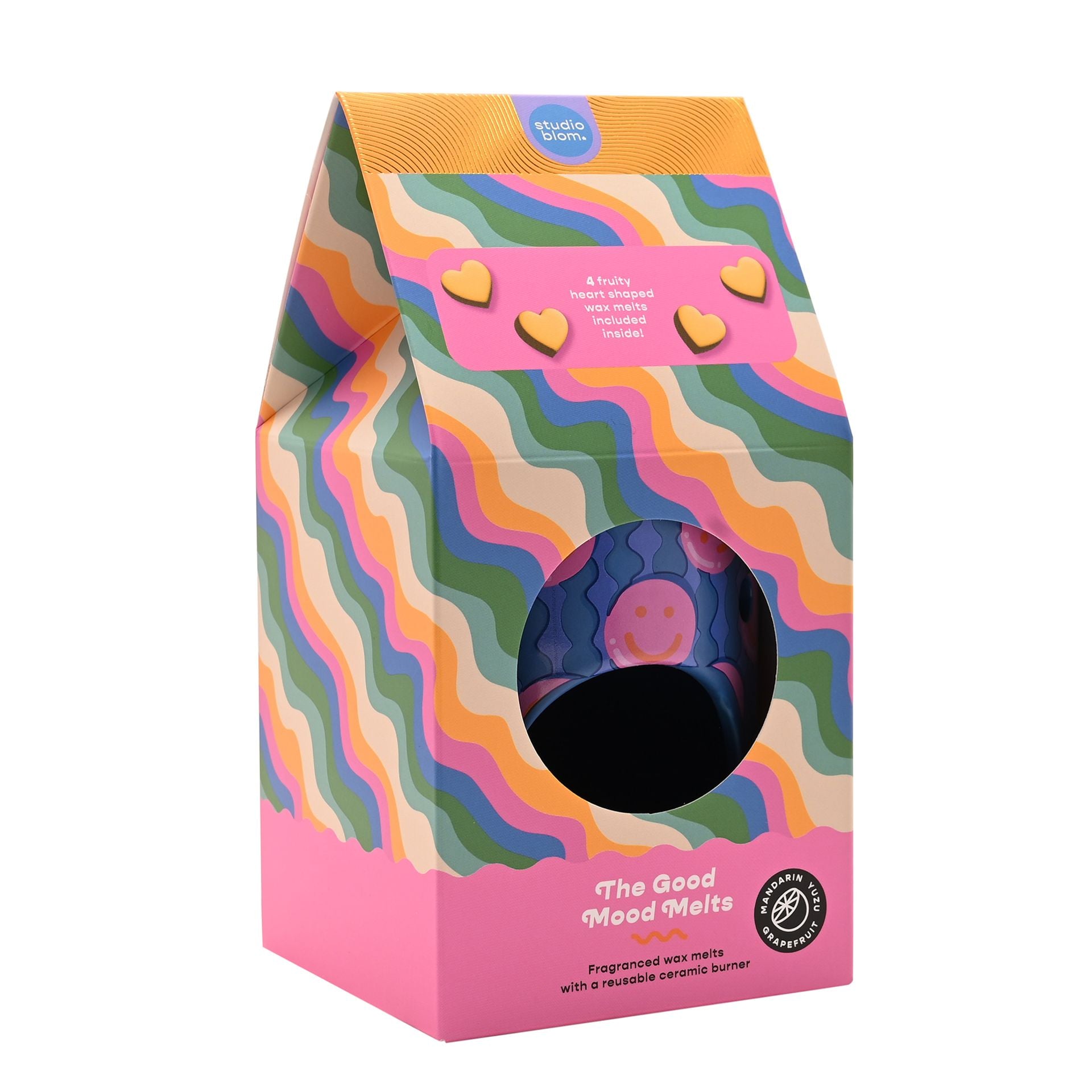 Studio Blom - The Happy Day Wax Melt Burner And Melts