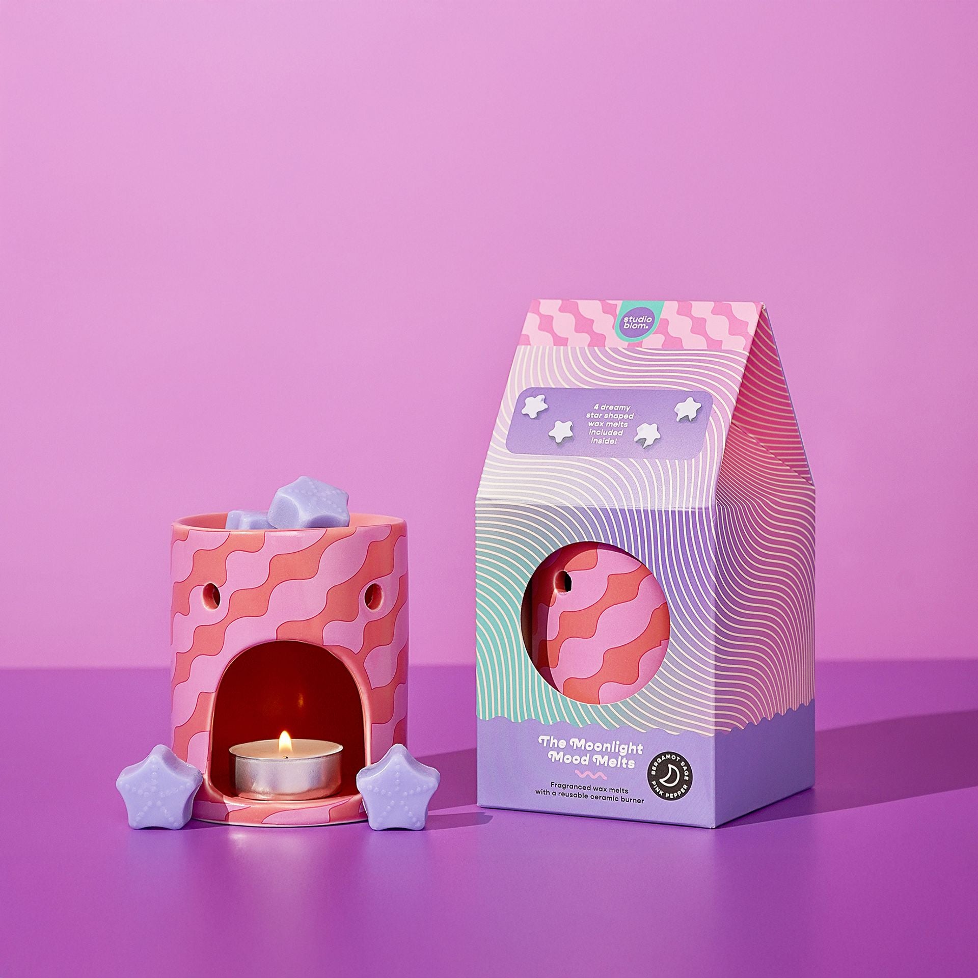 Studio Blom - Dream Big Wax Melt Burner And Melts