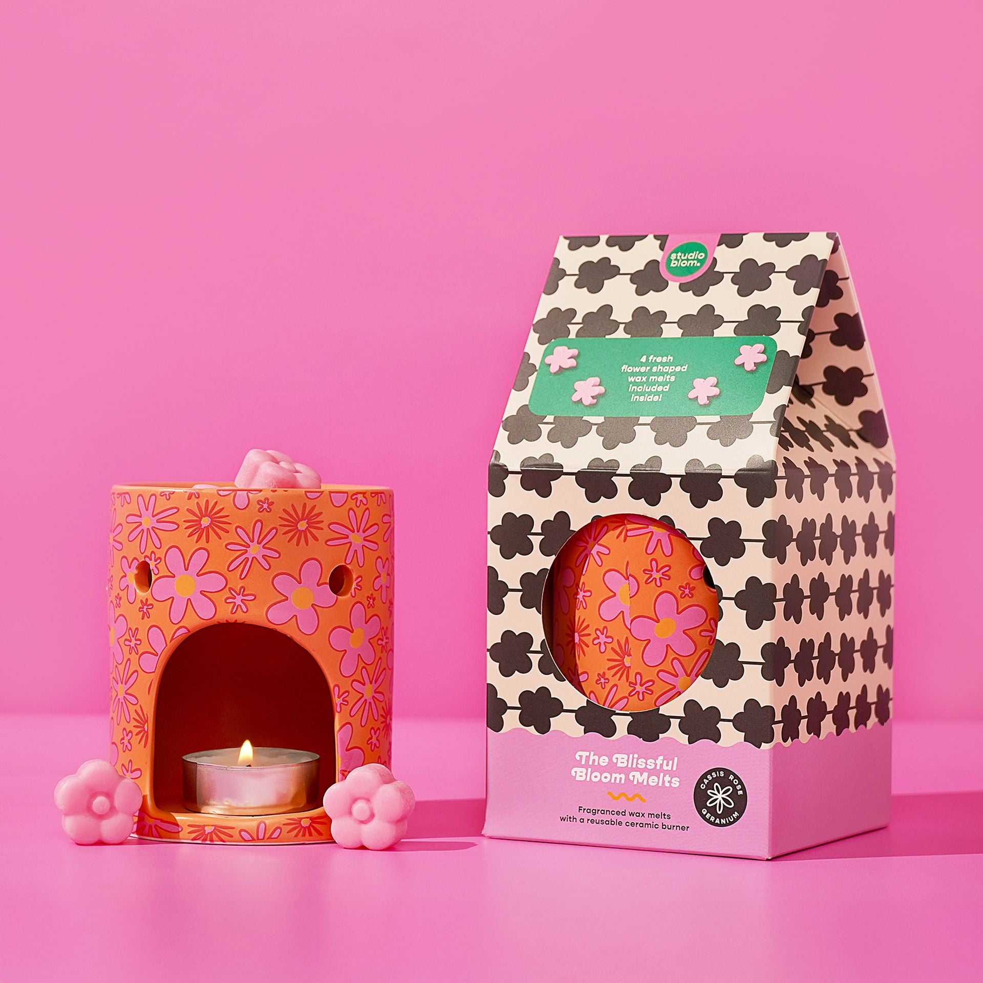 Studio Blom - Super Duper Wax Melt Burner And Melts