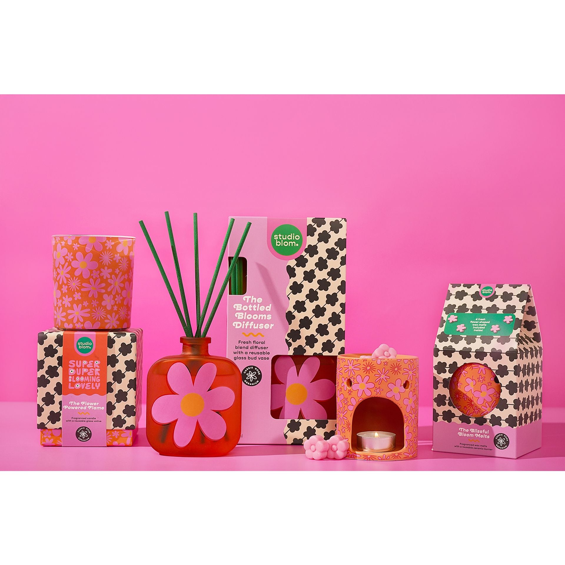 Studio Blom - Super Duper Wax Melt Burner And Melts