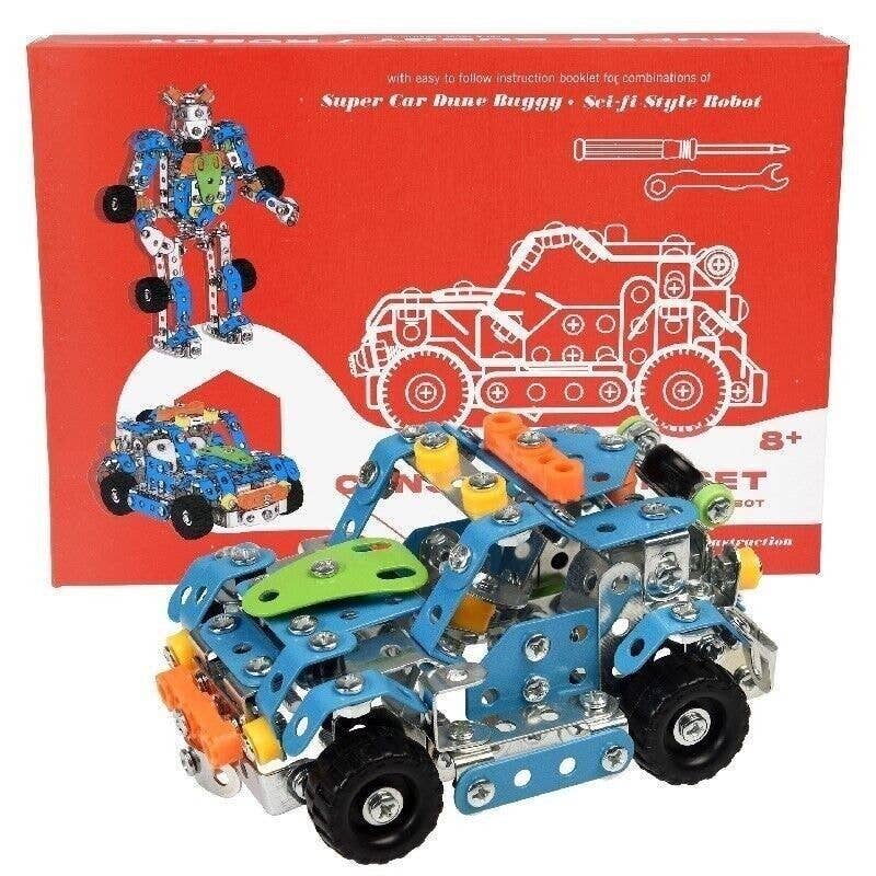 Large Construction Set - Robot And Dune Buggy