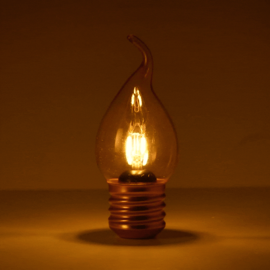 SUCK UK - Cordless Flame Lightbulb - Kitsch, flickering effect
