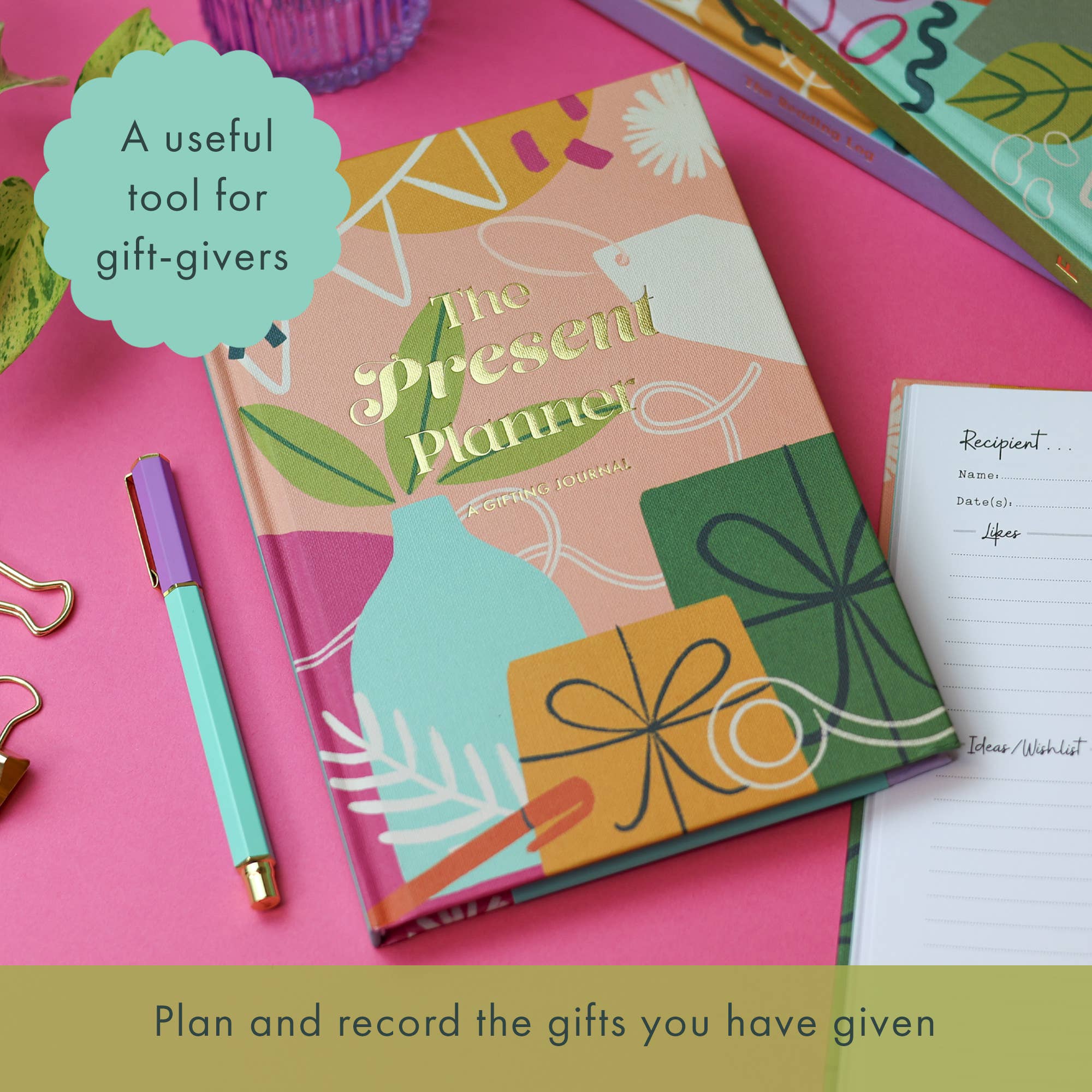 FROM YOU TO ME Meaningful Gifts - The Present Planner - A journal for those who love gifting