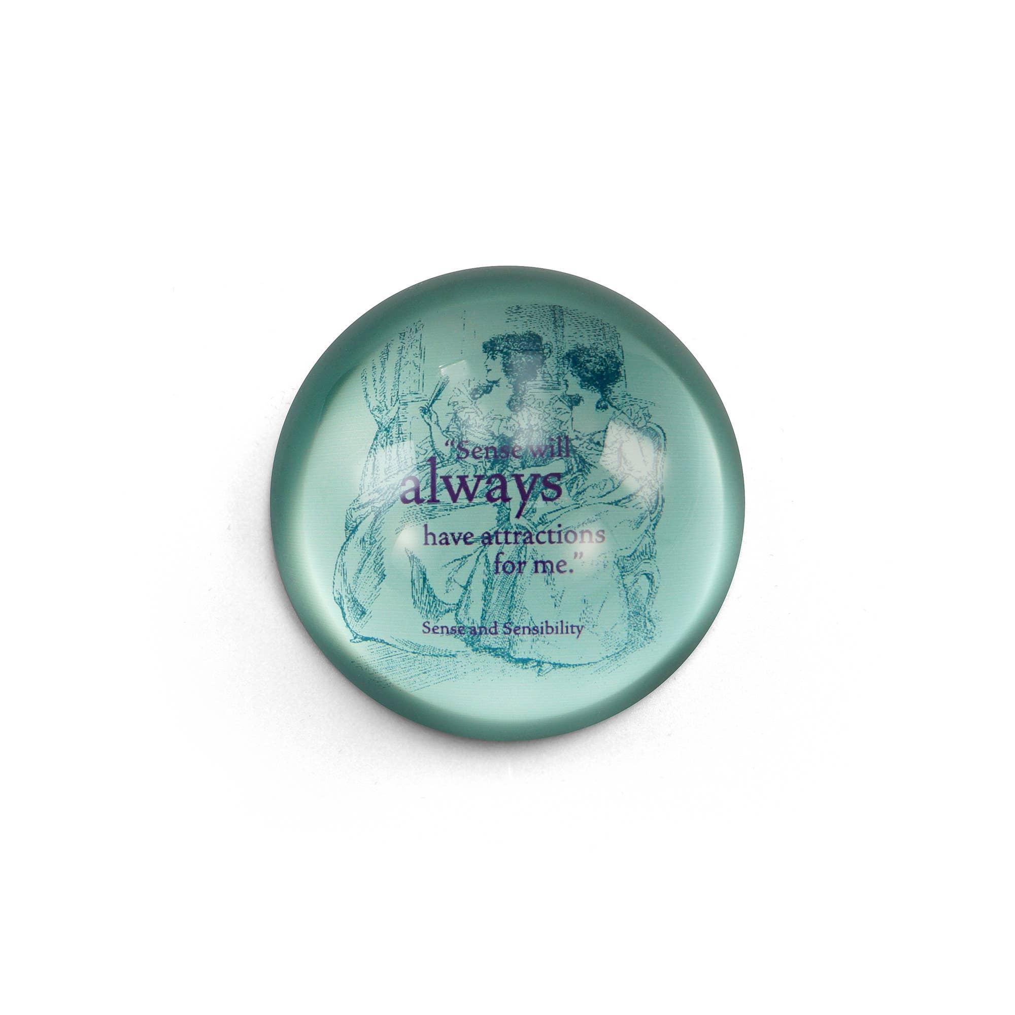Half Moon Bay - Paperweight Boxed (70mm) - Pulteney Press (Jane Austen)