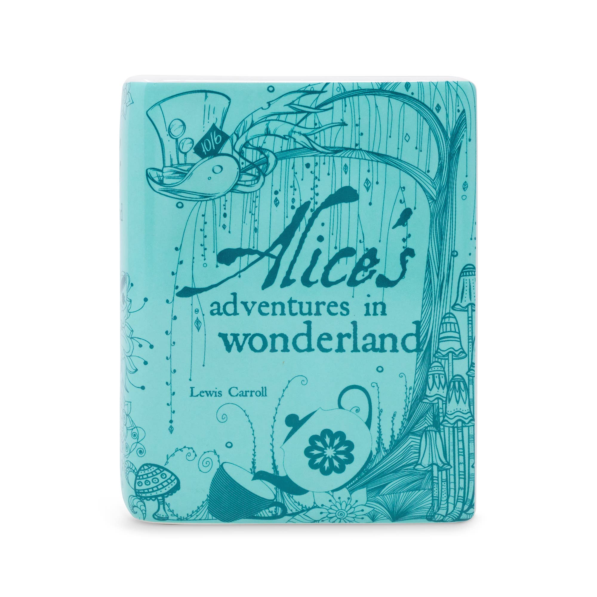 Steel Mill & Co UK - Small Book Vase, Alice in Wonderland - Blue