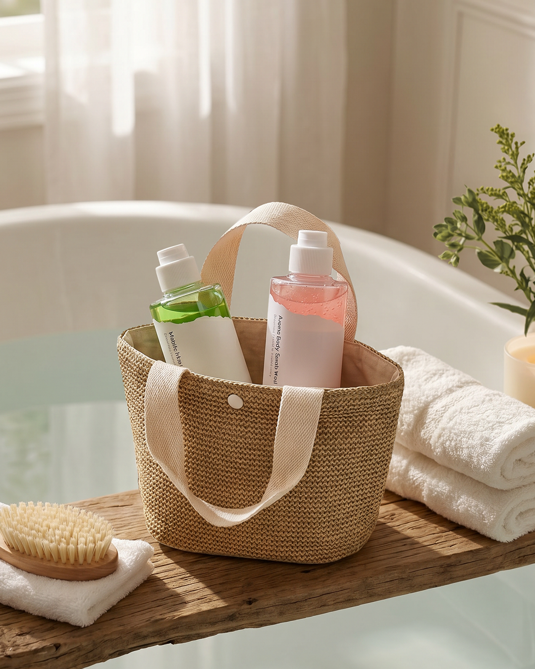 Nougat London - Body Glow Ritual & Handbag Set (Body Wash & Body Scrub)