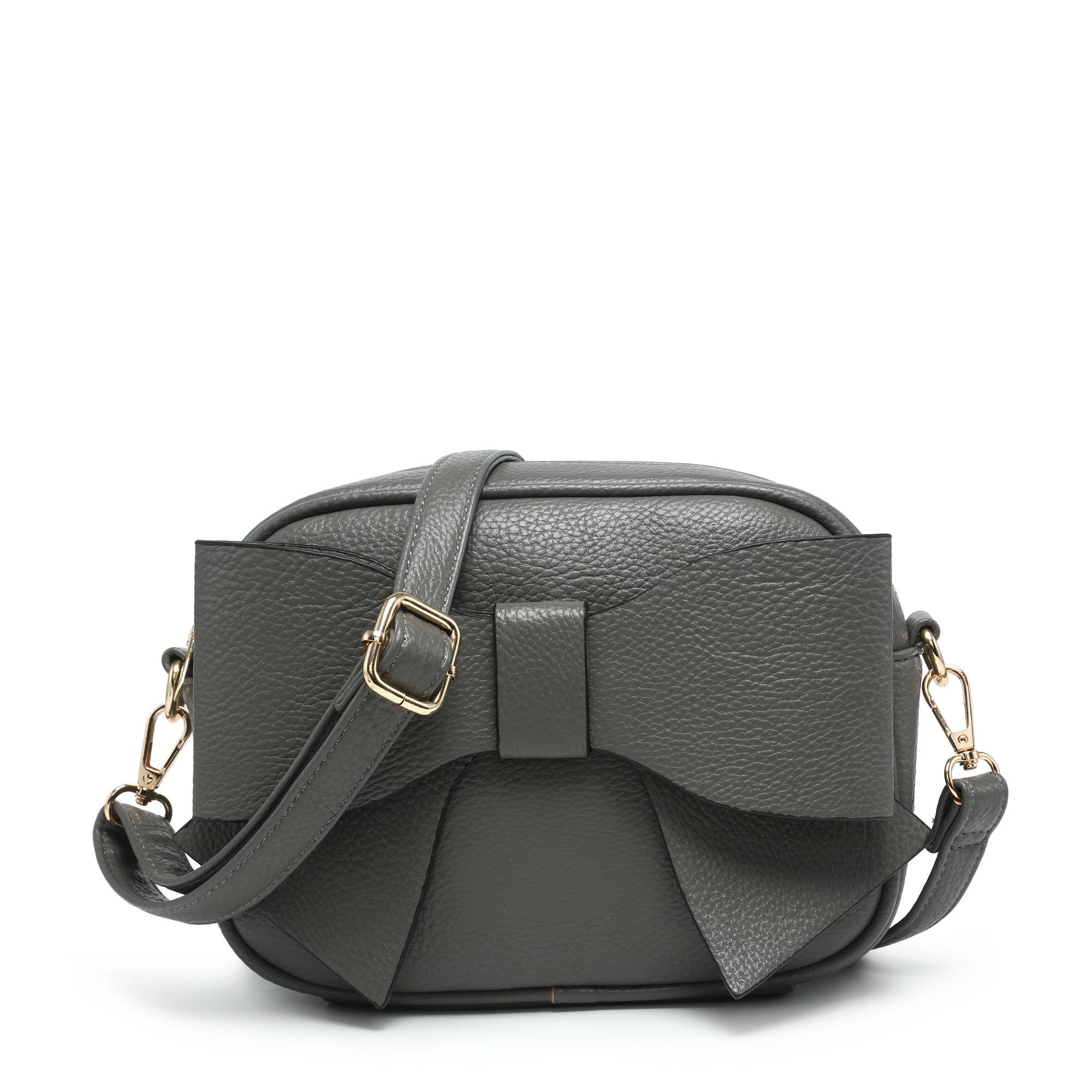 Beau Light Khaki Crossbody Bow Bag
