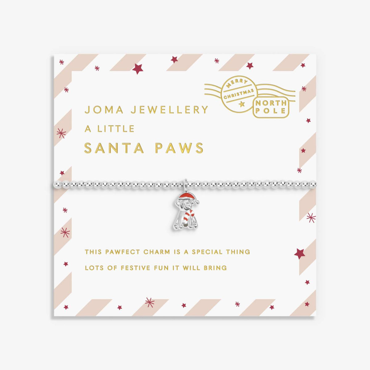 Joma Kids' Love From Santa Santa Paws Bracelet