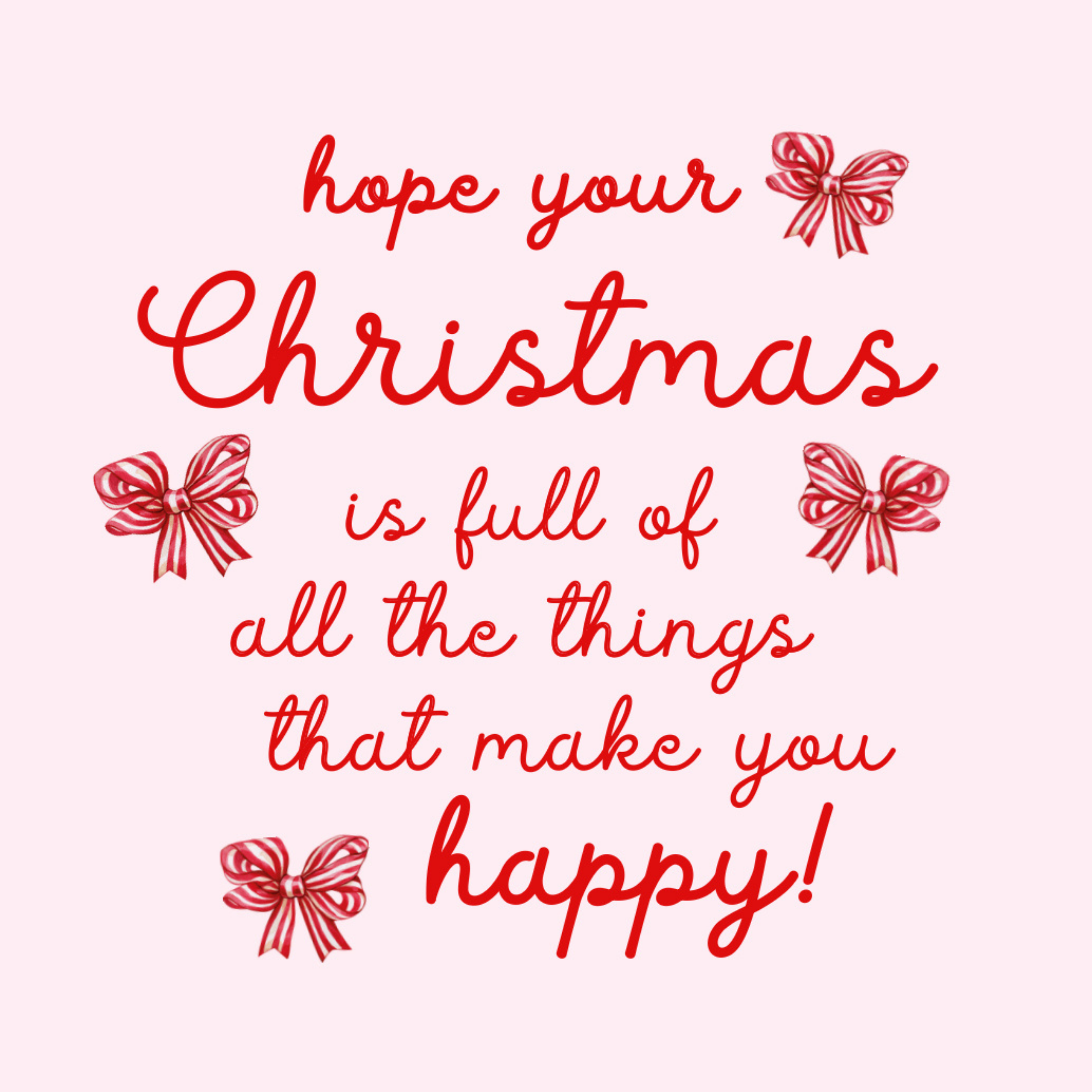 Petimo - Beauregarde Christmas That Make You Happy Bows Card