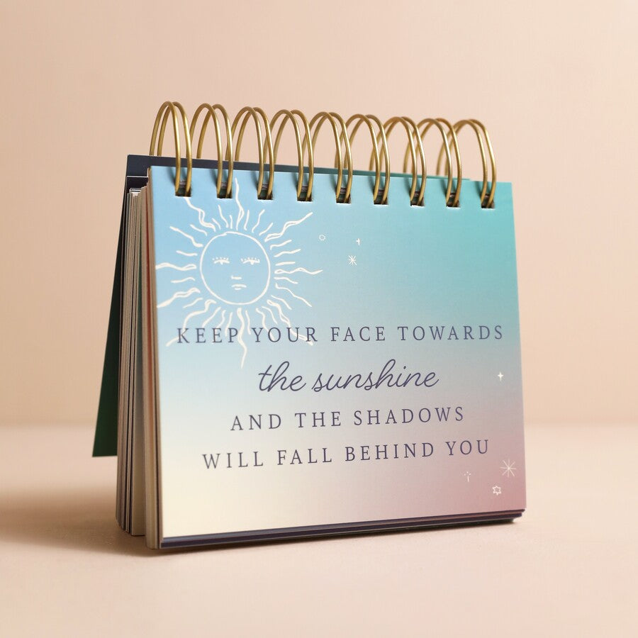 Celestial Positivity Desktop Flip Chart