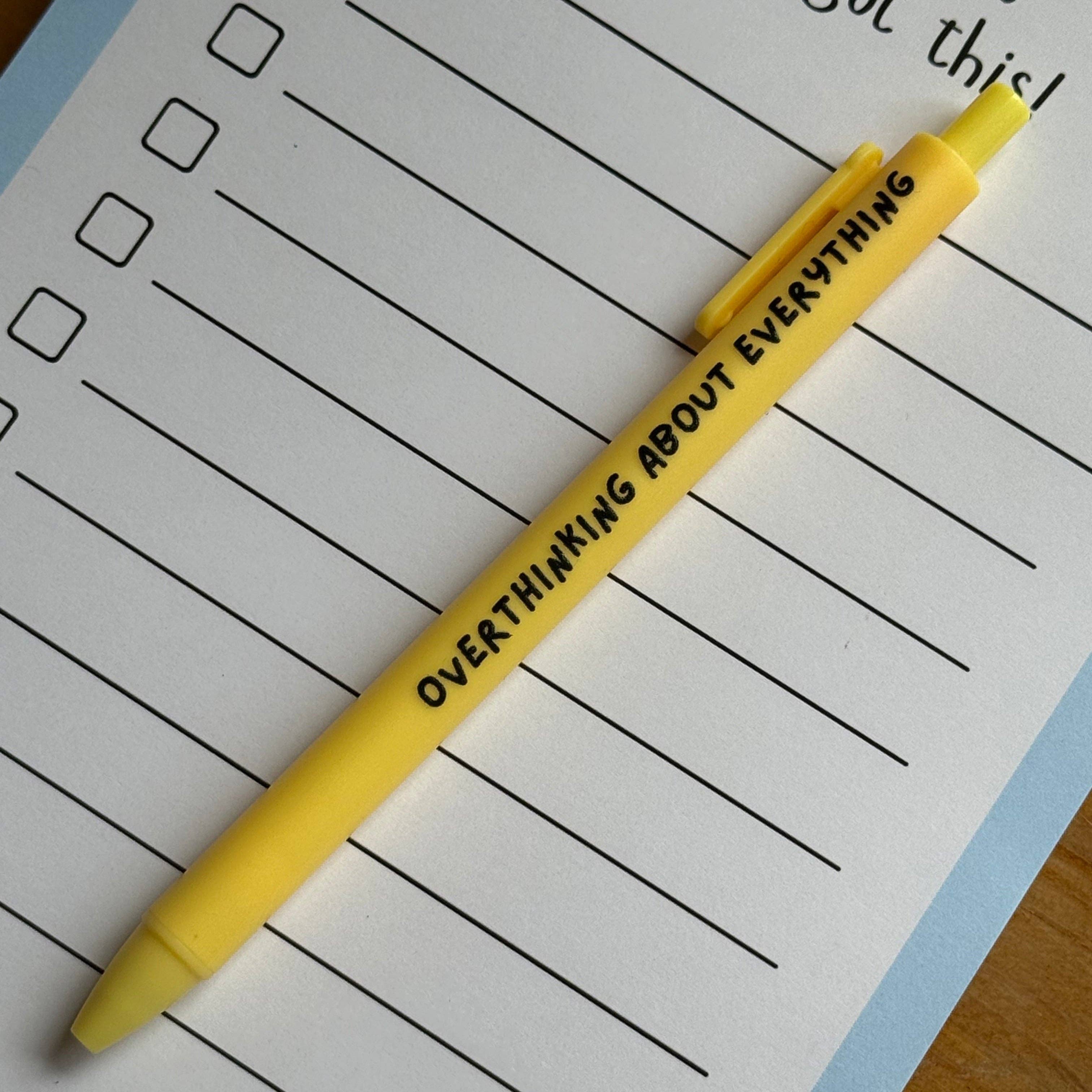 Quirky Doodles - Funny Quote Pens: Light Blue