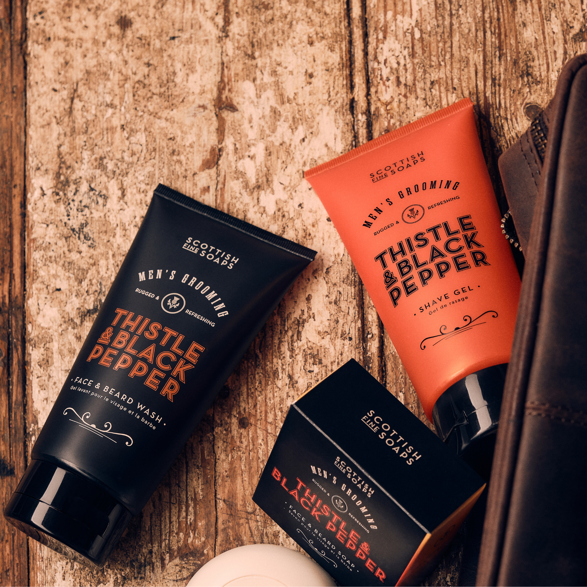 Scottish Fine Soaps - Thistle & Black Pepper Face & Beard Wash 150ml