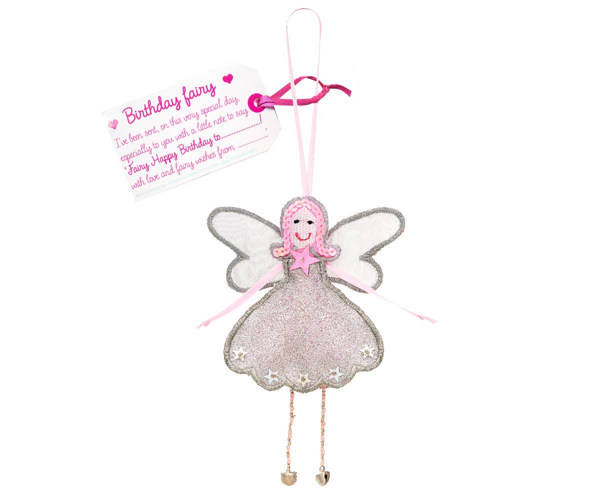 Believe You Can - 'Birthday Fairy' Hanging Keepsake Fair Trade Gift