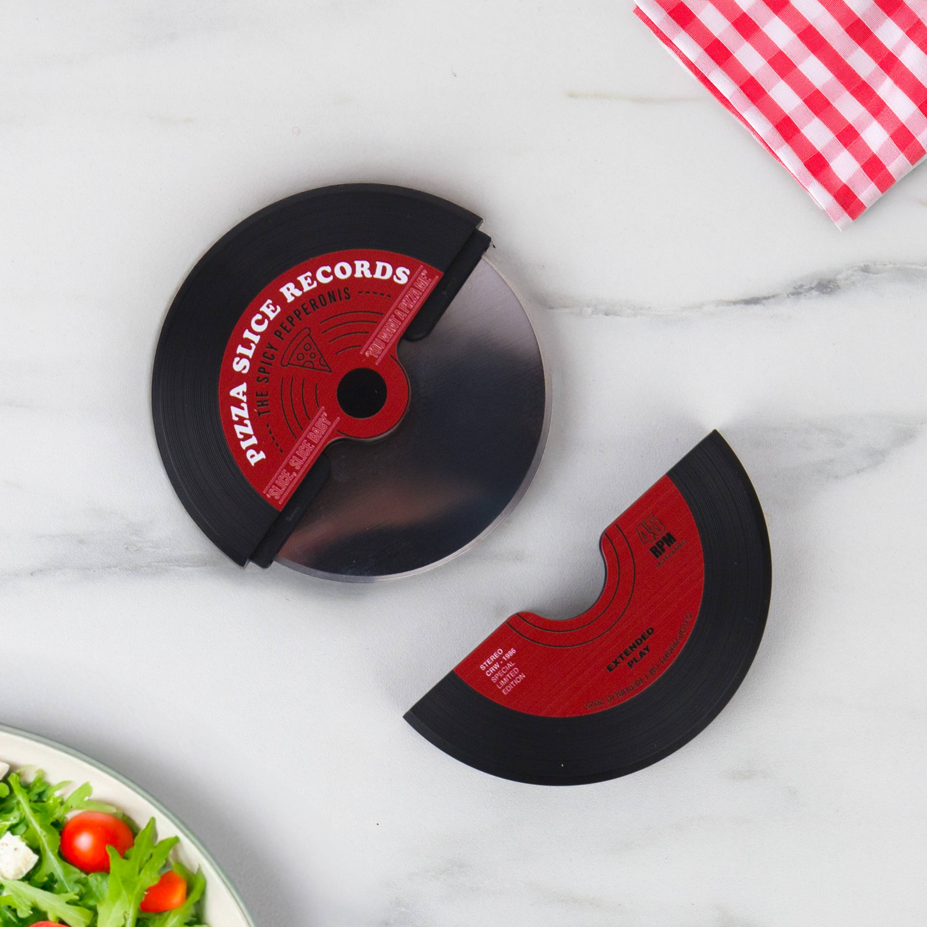 Gift Republic - VINYL PIZZA CUTTER