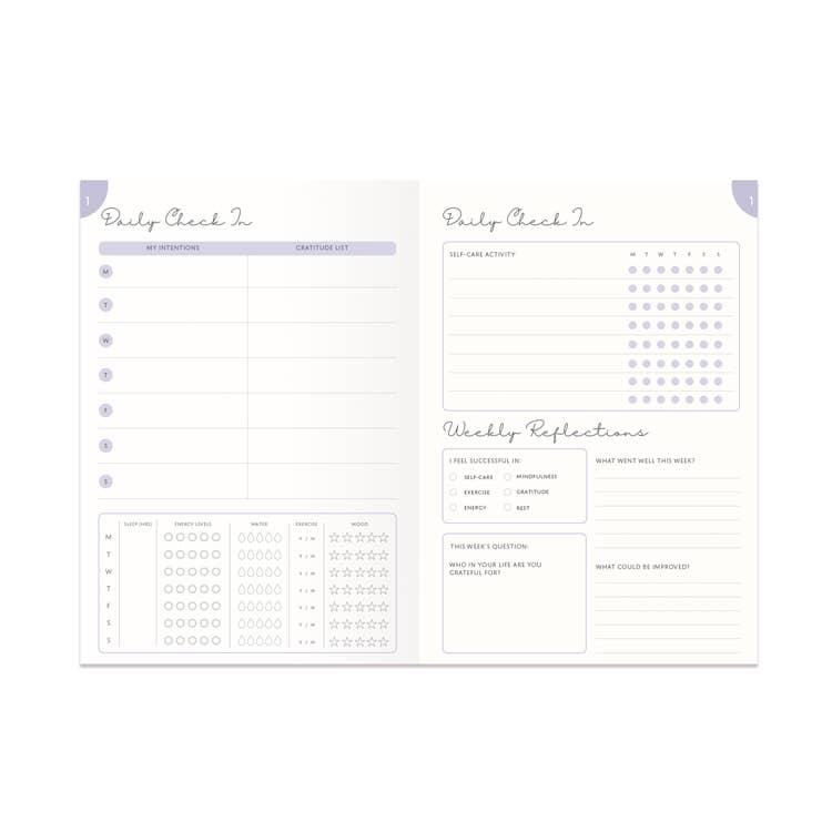 Portico Designs - Rituals Nourish to Flourish Guided Gratitude Journal/Planner