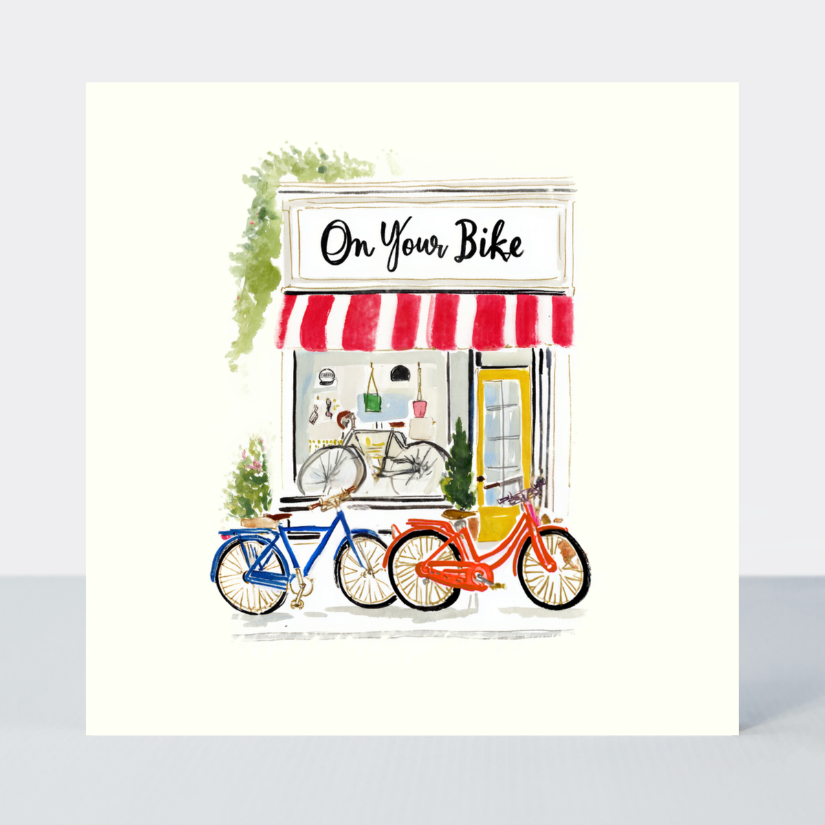 Petimo - On Your Bike Shop Up Your Street Blank Card