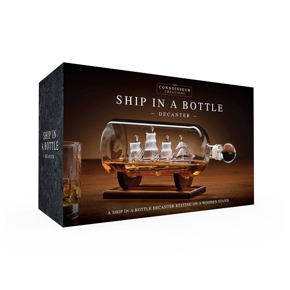 Ship in a Bottle Whisky Decanter