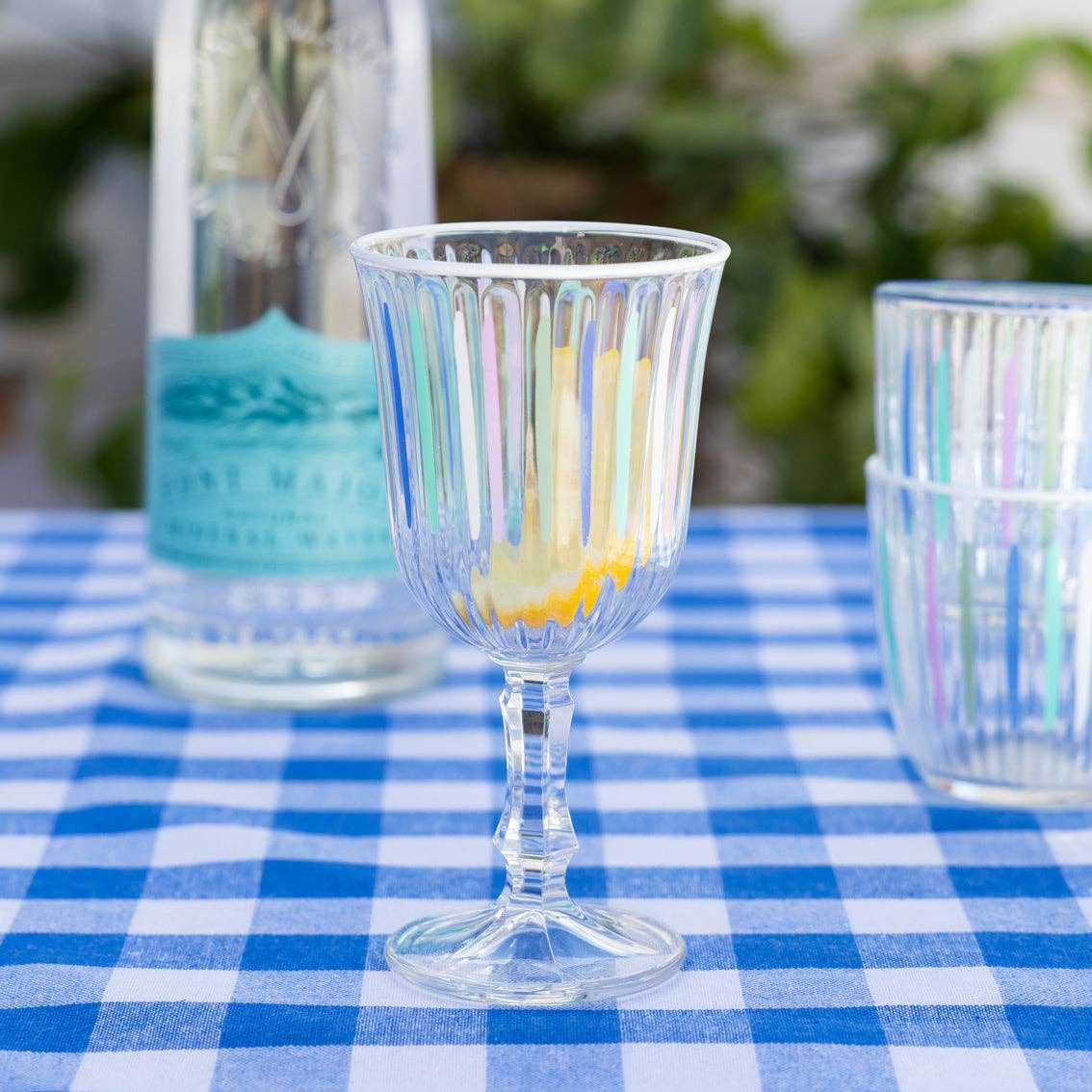 Talking Tables - Blue & White Striped Wine Glasses | Spring | Summer |