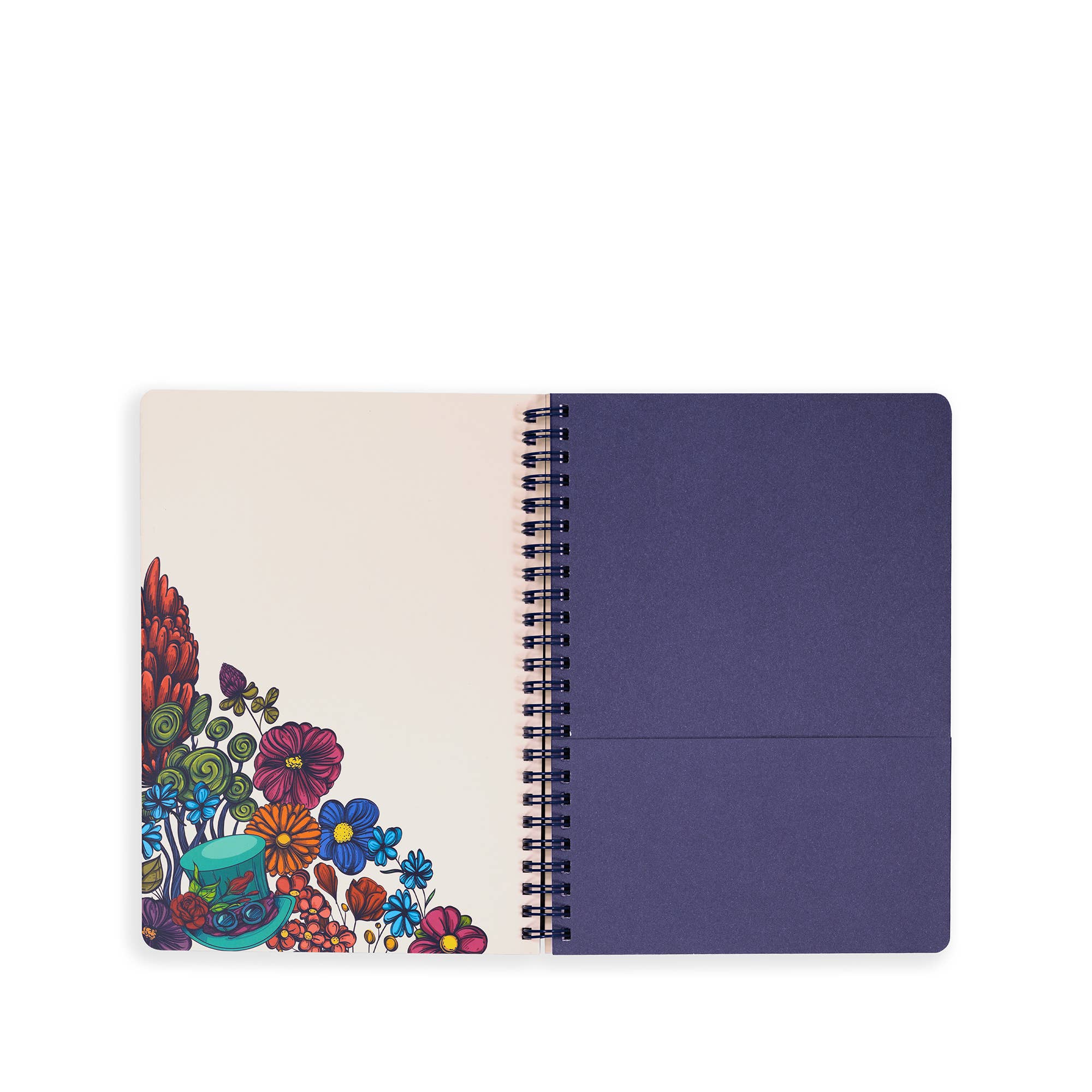 Steel Mill & Co UK - Mini Notebook, Alice in Wonderland - Floral Nonsense