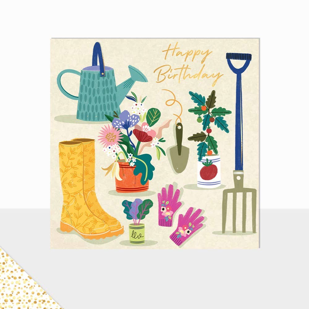 Aurora Happy Birthday Garden Card