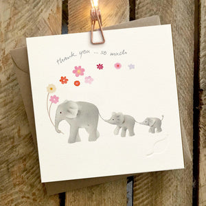 Ginger Betty Elephant Family Thank You Card - More Than Just a Gift | Narborough Hall