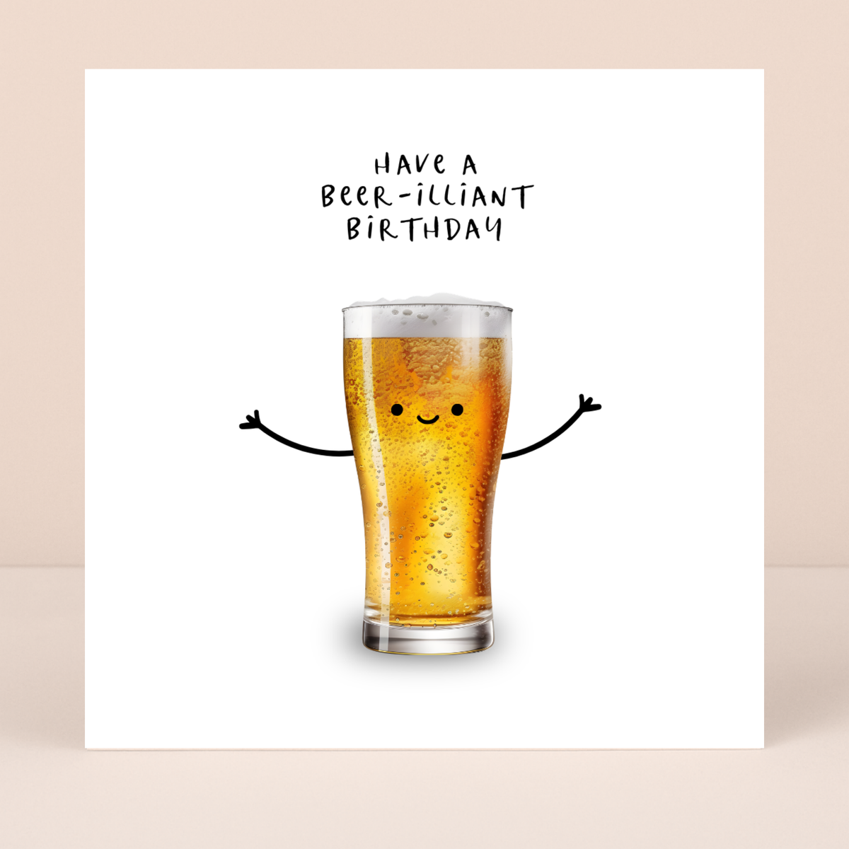 Petimo - Better Together Beer-illiant Birthday Fun Cute Card
