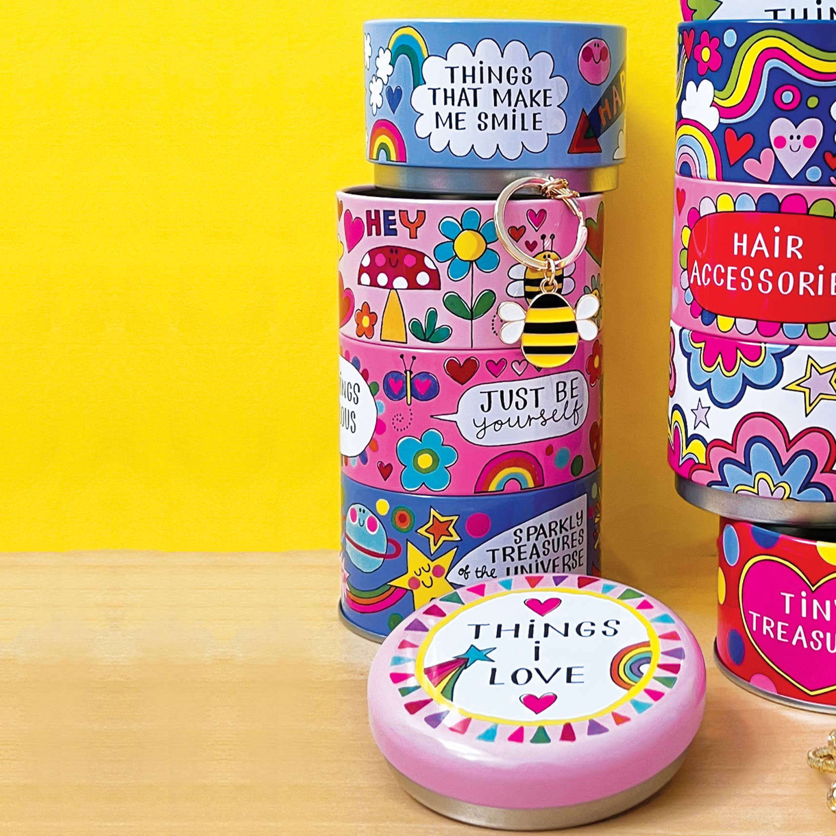 Rachel Ellen Designs - Stacking Tins - Things I Love