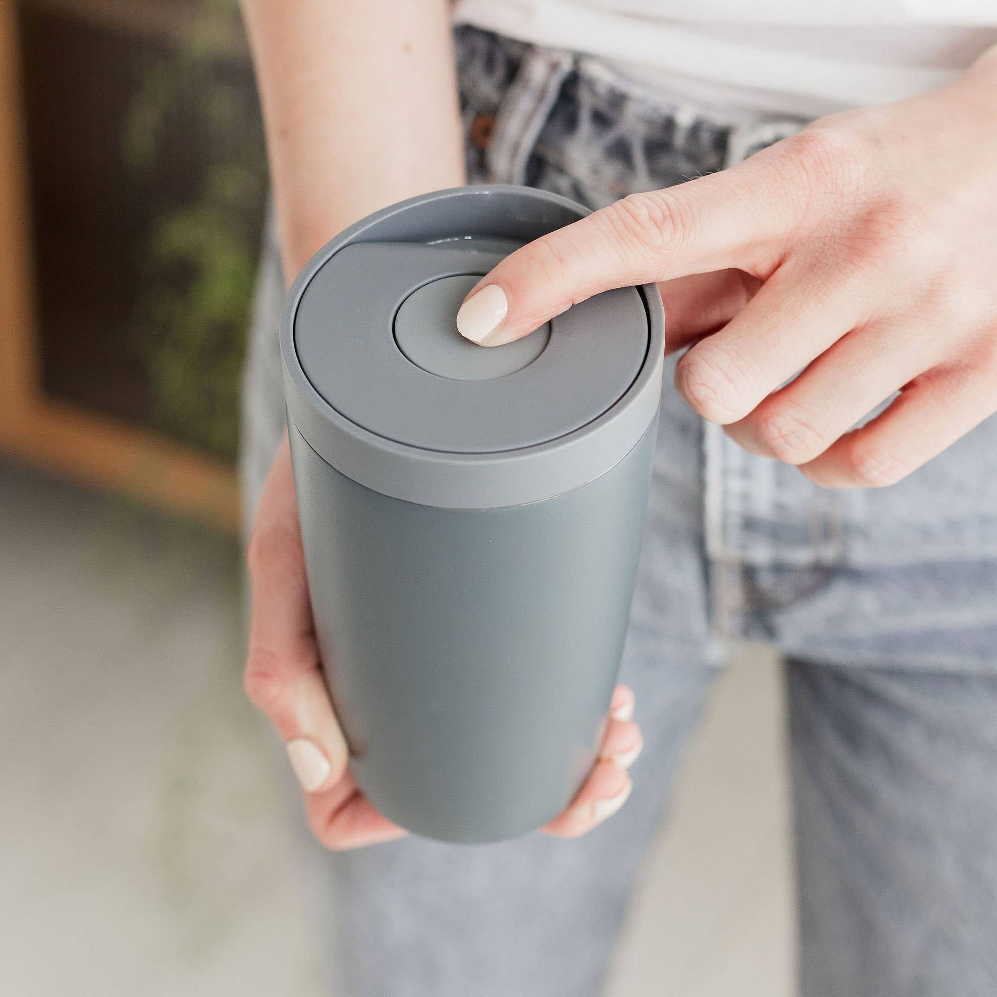 UBERSTAR - Radius Stainless Steel Double Wall Insulated Travel Cup 12oz: Pink