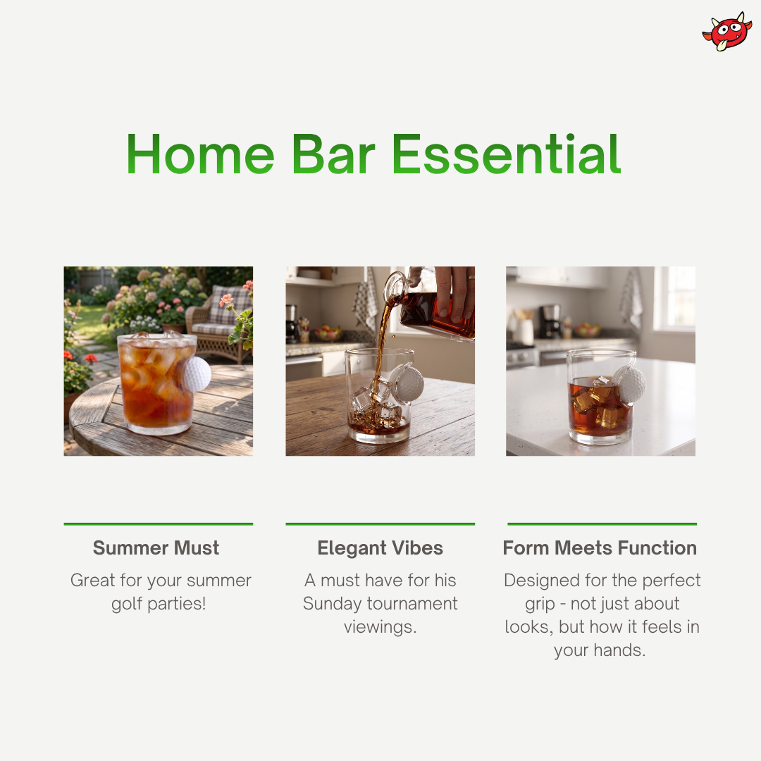 Golf Glass | Whisky Glass