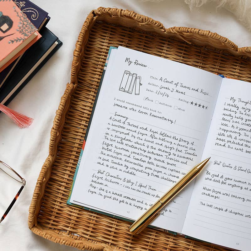 FROM YOU TO ME Meaningful Gifts - The Reading Log | Book Tracker | Gift for Book Lovers