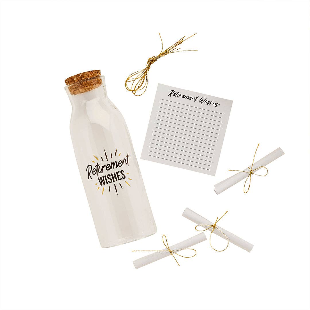 Hootyballoo - Retirement Wishes in a Glass Bottle