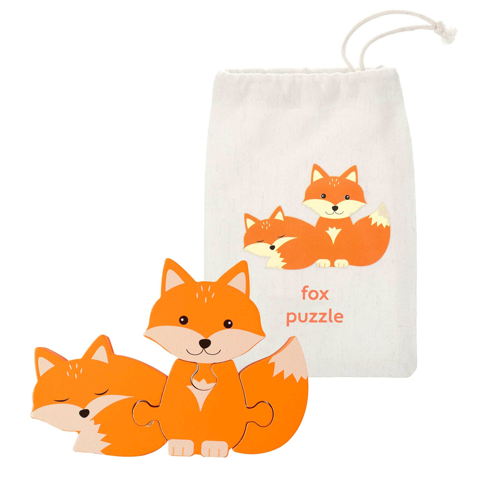 Orange Tree Toys - Woodland Fox Wooden Puzzle