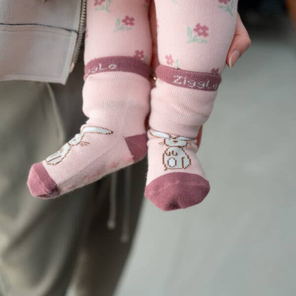 Ziggle Baby - Bunnies Boxed Sock Set: 0-6 months