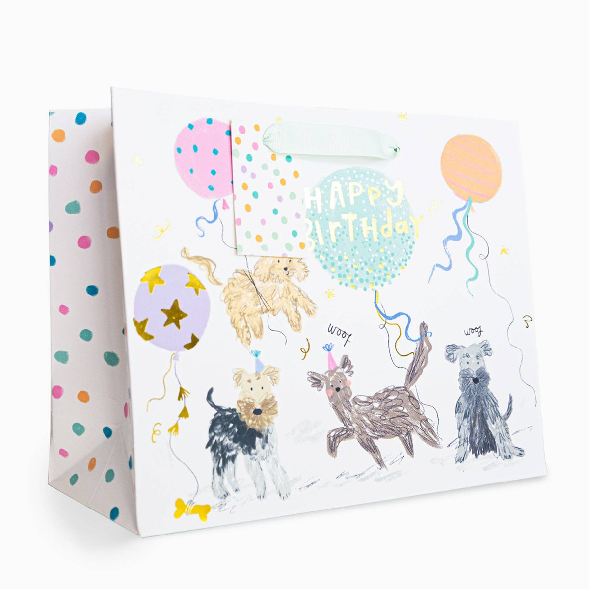 Whistlefish - Party Pooches Medium Gift Bag