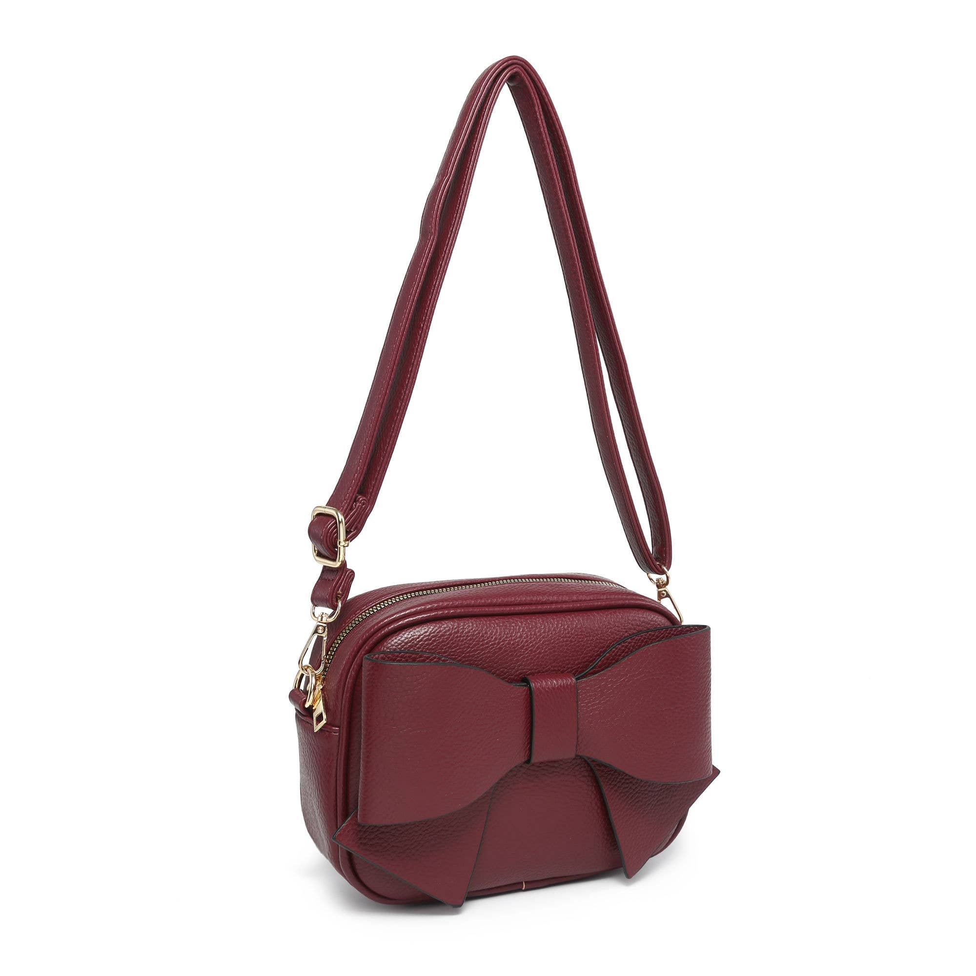 Beau Light Khaki Crossbody Bow Bag