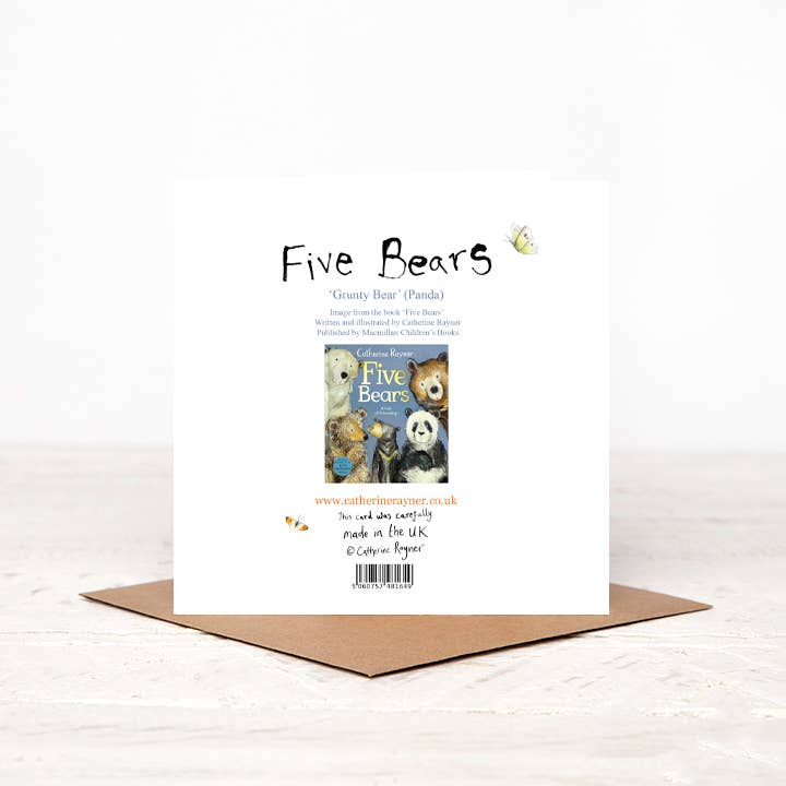 Catherine Rayner - Panda Bear Card