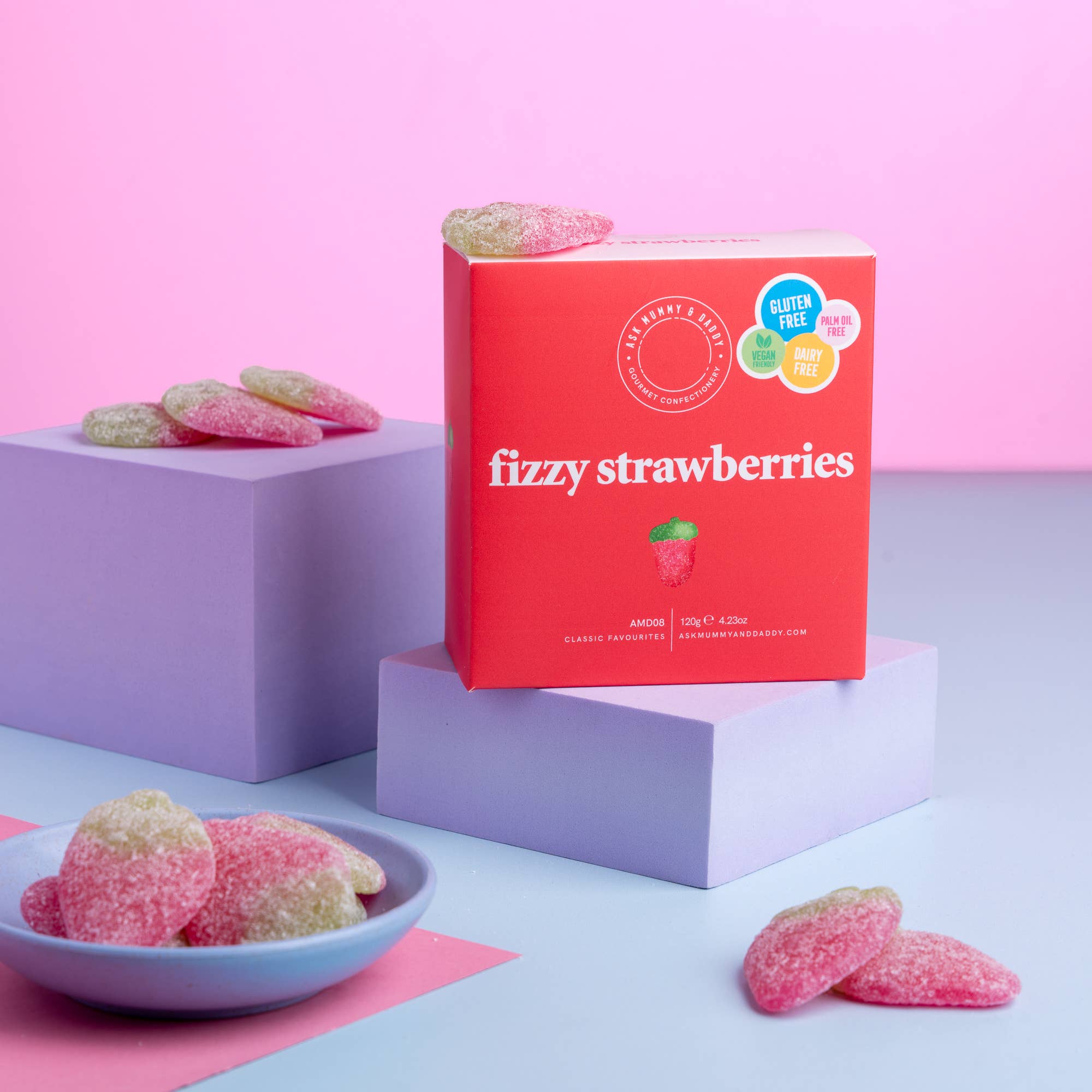 Ask Mummy & Daddy - Fizzy Strawberries Giftbox