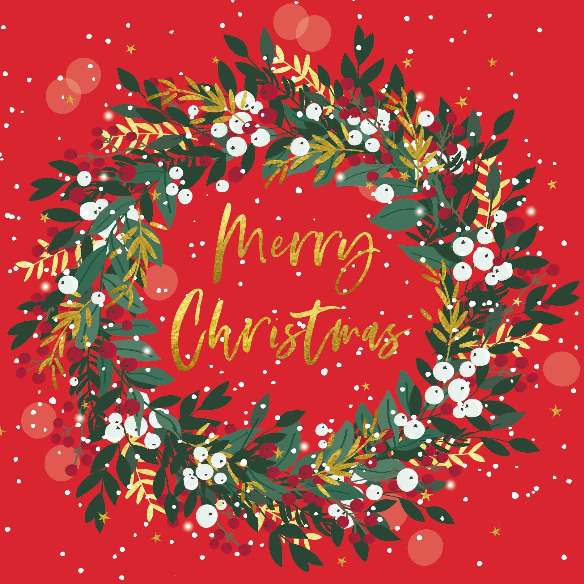 Belly Button Designs - Merry Christmas Card