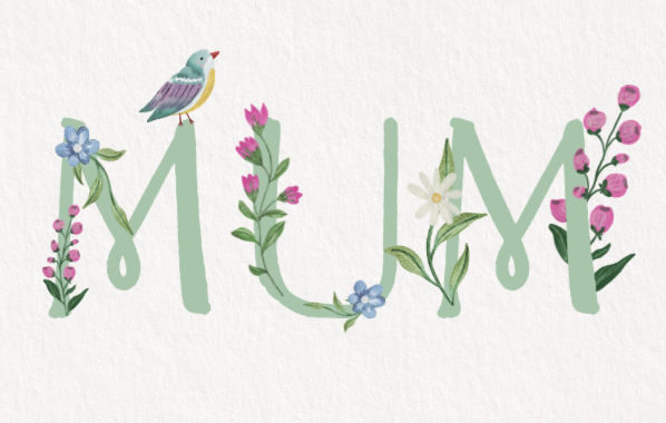Petimo - Folklore Mum Thank You For Everything Birds & Flowers Card - More Than Just a Gift | Narborough Hall