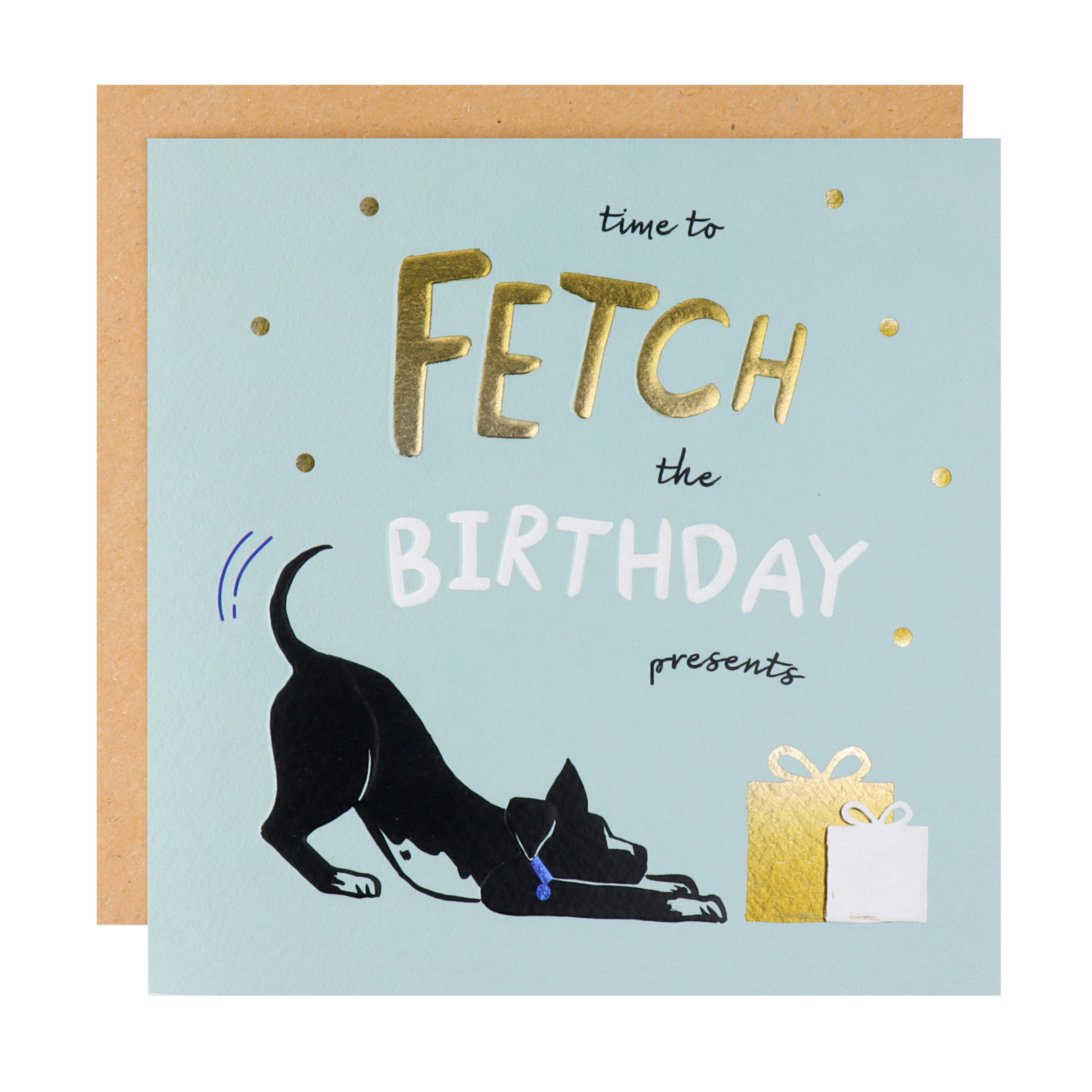 Cardology - Battersea Fetch The Birthday Presents Card