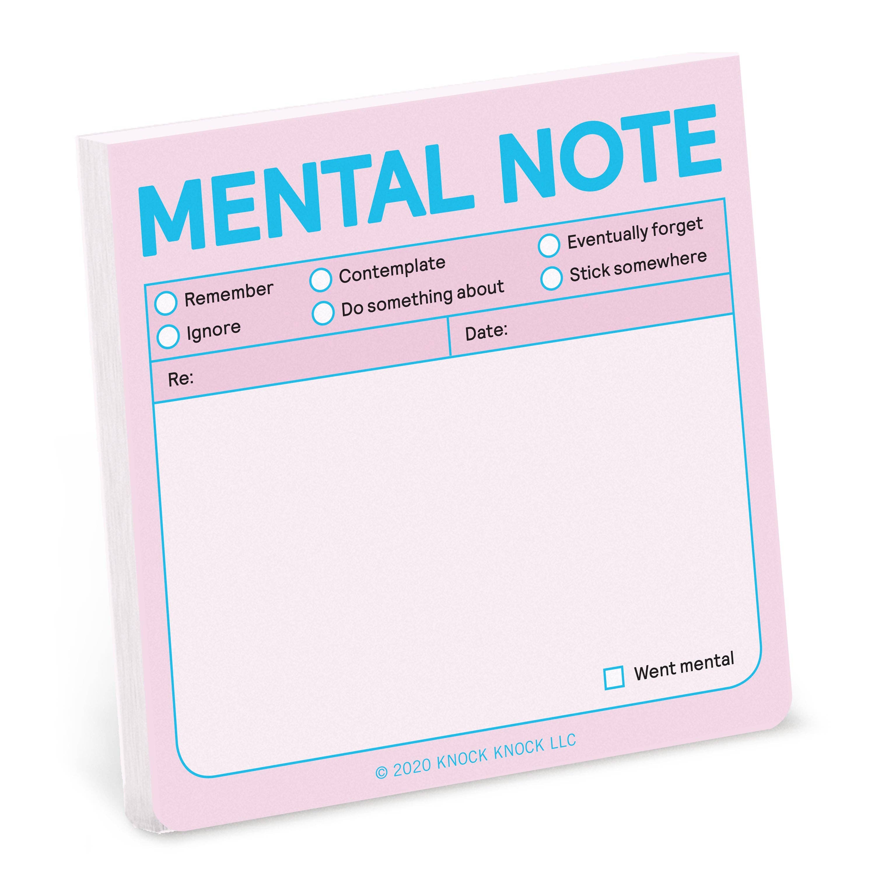 Abrams & Chronicle Books - Knock Knock Mental Note Sticky Notes (Pastel Edition)