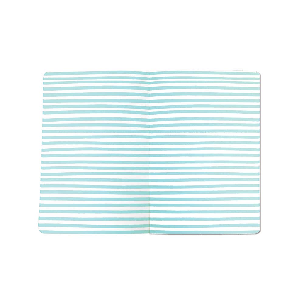 Rachel Ellen Designs - A6 Perfect Bound Notebook - Pink Floral/Notes & Thoughts