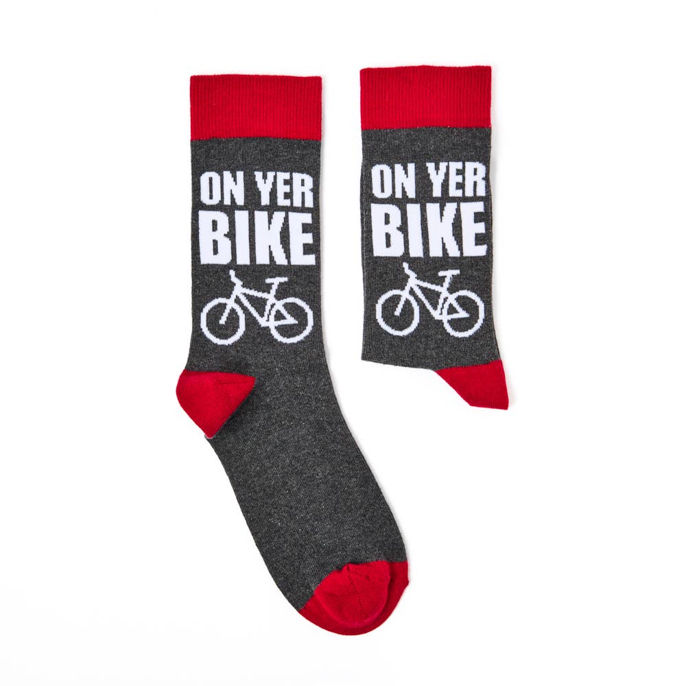 Urban Eccentric - Unisex On Yer Bike Socks : 6 - 11