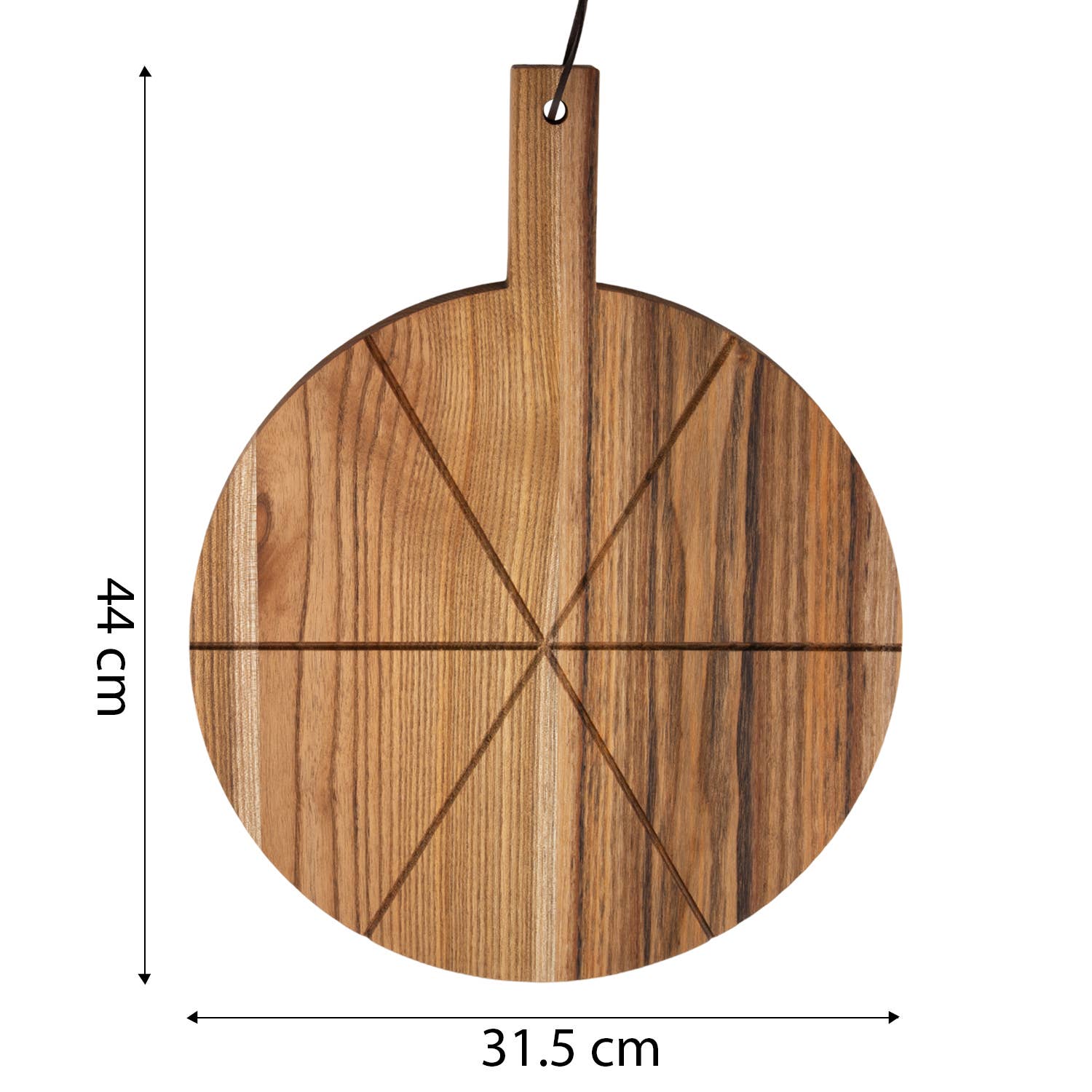 Daniel James - Acacia Wood Pizza Board & Cutter Set