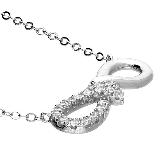 Sterling Silver Infinity Knot Necklace