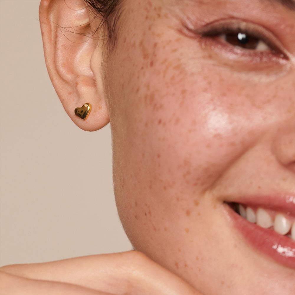 Hot Diamonds Golden Edit Desire Stud Earrings